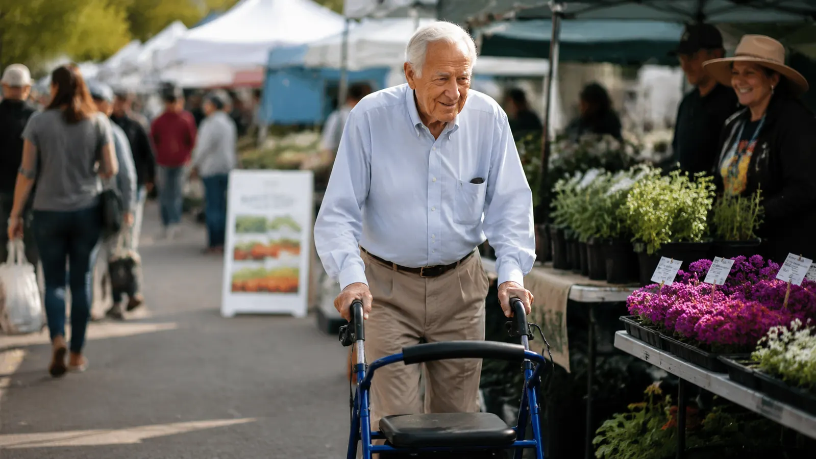 The Walker That Let Dad Go Back to the Farmers Market